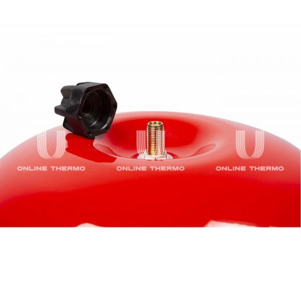 Расширительный бак для отопления Джилекс В 6, 6 литров, красный, вертикальный, подвесной