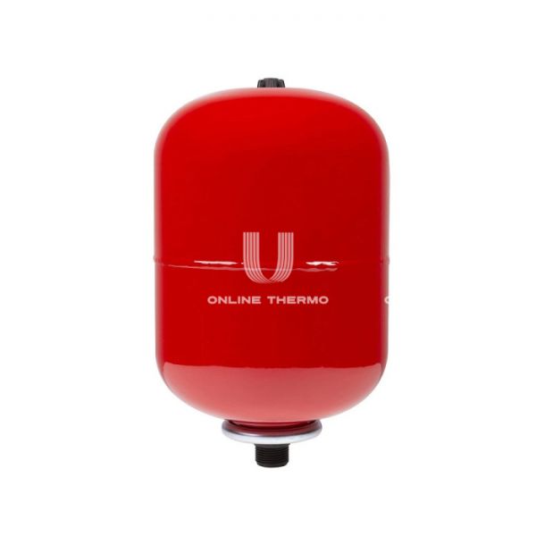 *Расширительный бак для отопления Джилекс ВП 18, 18 литров,  красный, вертикальный, подвесной