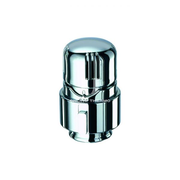 Термостатическая головка (термостат) FAR FL 1827, жидкостная, клипсовое соединение, хром