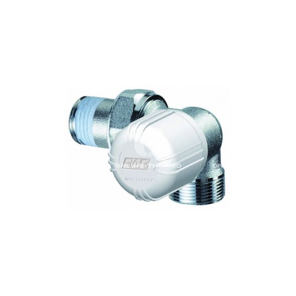 Термостатический клапан (терморегулятор) FAR FT 1616 C12, 1/2" М24х19 НР, трехосевой правый, хромированный, без преднастройки