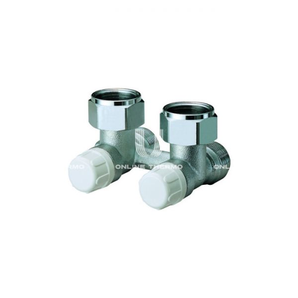 Узел нижнего подключения FAR, FV 1422, 1/2" НР-НГ, угловой, хромированный