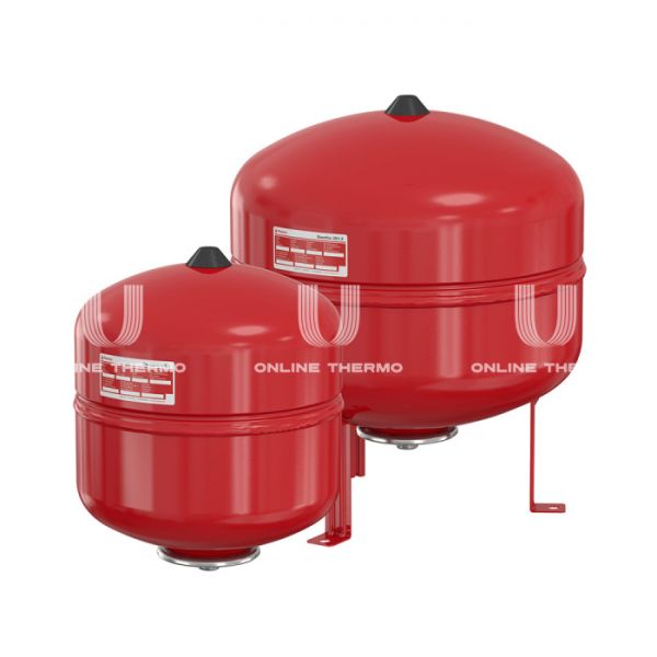Расширительный бак для отопления Flamco Flexcon R 25, 25 л, красный, вертикальный, подвесной