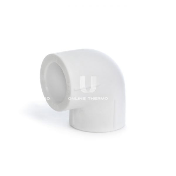 Угольник (угол) 90° равносторонний ППР (полипропиленовый) 90° Fusitek FT01701, 20 мм