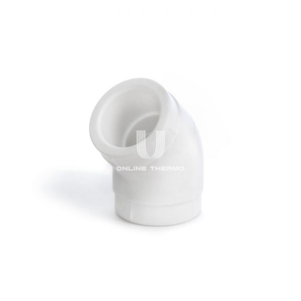 Угольник (угол) 45° равносторонний ППР (полипропиленовый)  Fusitek FT02103, 32 мм