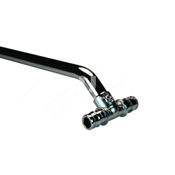 Трубка для подключения радиатора Giacomini GX158X003, Т-образная 16/300, 15х1.0, аксиальная