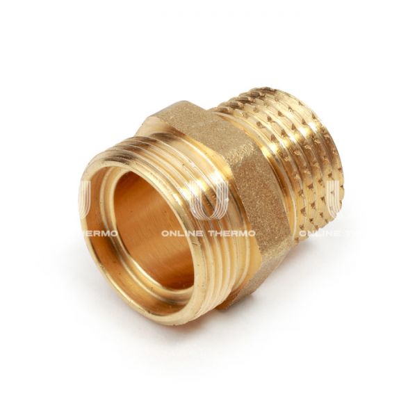 Ниппель переходной Giacomini R180RY017, 1/2"х3/4"