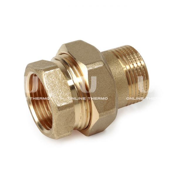 Прямое разъемное соединение "американка" Giacomini R18Y017, 1 1/2", латунь