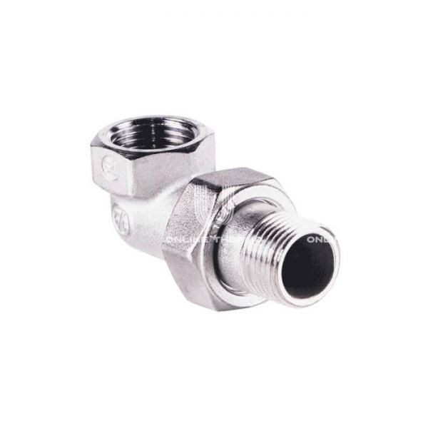 Угловое разъемное соединение "американка" Giacomini R19X003, 1/2", никелированное