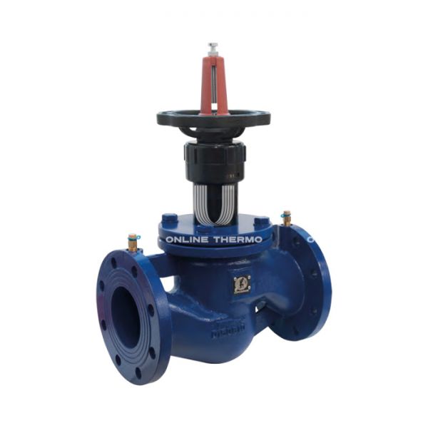 Балансировочный статический клапан (вентиль) Giacomini R206BY206, ФЛ 2.5, с ниппелями