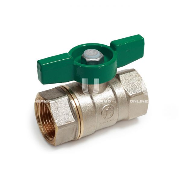 Кран шаровый Giacomini R251WX025 1" ВР, ручка-бабочка