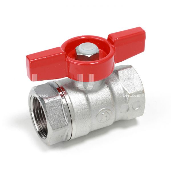 Кран шаровый Giacomini R251X006 1 1/4" ВР, ручка-бабочка