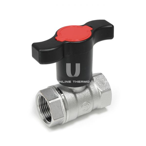 Кран шаровый Giacomini R251X055 1" ВР, ручка пластиковая удлиненная