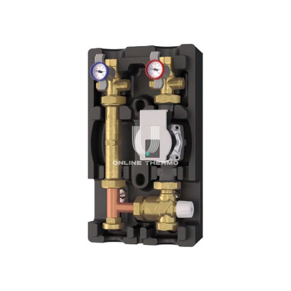 Насосная группа Giacomini R586RY104, смесительная с термосмесителем, с насосом Wilo Yonos Para 25-6