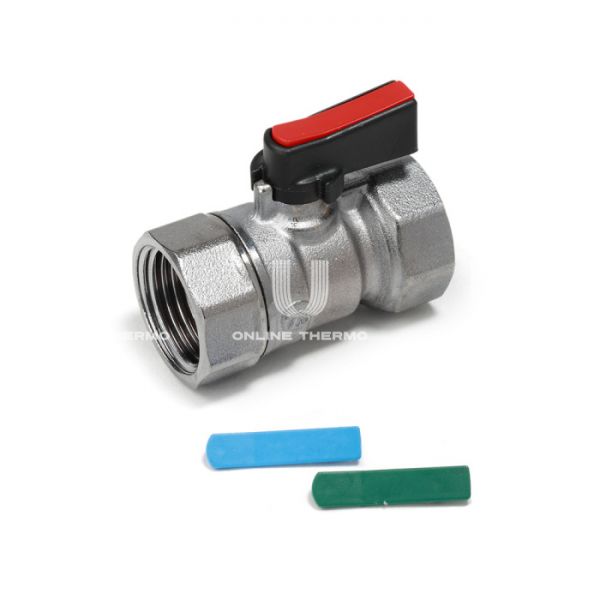 Кран шаровый мини Giacomini R690X003 1/2" ВР, ручка-флажок