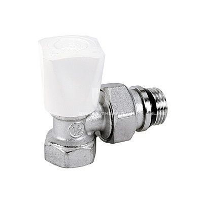 Радиаторный клапан ручной регулировки Giacomini R705X023, 1/2", ВР-НР, угловой, с антипротечкой, хромированный