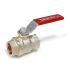 Кран шаровый Giacomini R910X024 3/4" ВР, полнопроходной, ручка-рычаг