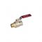 Кран шаровый Giacomini R914LX023 1/2" ВР-НР, полнопроходной, ручка-рычаг