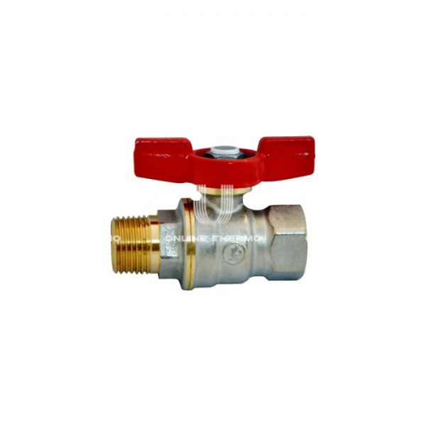 Кран шаровый Giacomini R914X025 1" ВР-НР, полнопроходной, ручка-бабочка