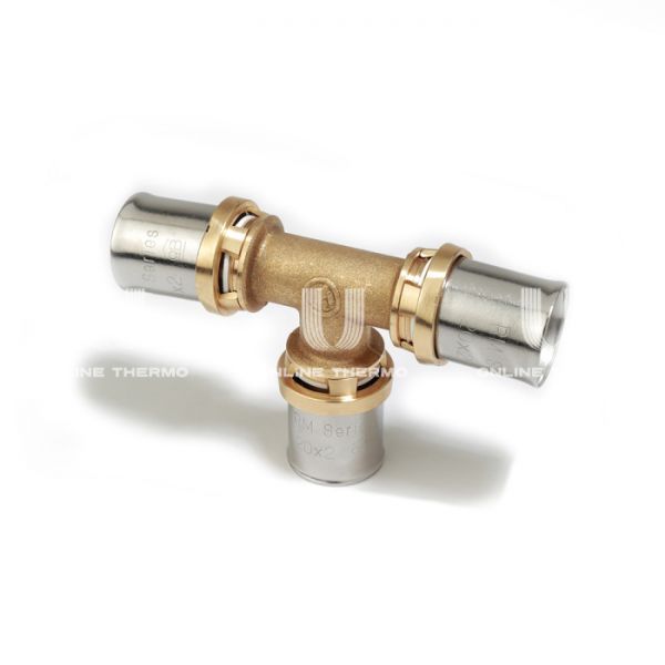 Тройник равносторонний Giacomini RM150Y003, 16 мм, пресс-фитинг