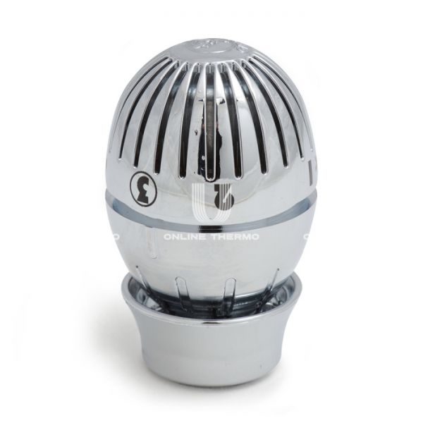 Термостатическая головка (термостат) Giacomini T470CX001, жидкостная, клипсовое соединение, хром