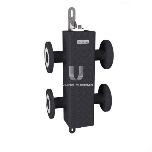 Гидравлический разделитель (гидрострелка) Gidruss (Гидрусc) GR-250-50F DN-50, фланец, до 250 кВт, конструкционная сталь