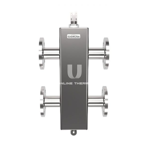 Гидравлический разделитель (гидрострелка) Gidruss (Гидрусc) GRSS-250-50F DN-50, фланец, до 250 кВт, нержавеющая сталь