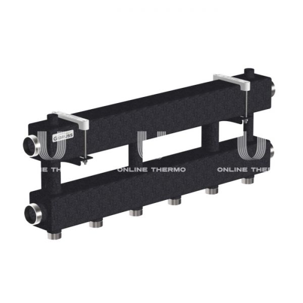 Модульный распределительный коллектор Gidruss (Гидрусс) MK-150-3x25, до 150 кВт, конструкционная сталь