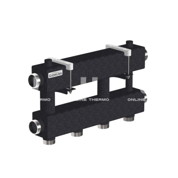 Модульный распределительный коллектор Gidruss (Гидрусс) MK-150-2x32, до 150 кВт, конструкционная сталь