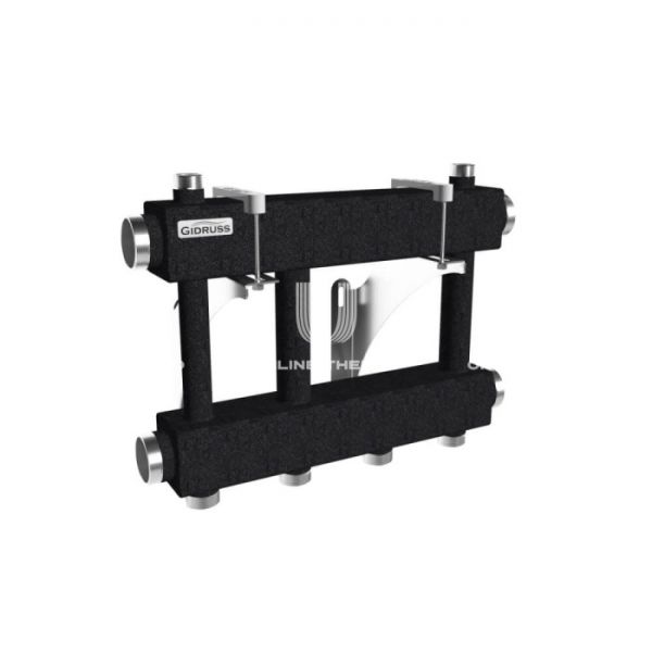 Модульный распределительный коллектор Gidruss (Гидрусс) MK-250-2x32, до 250 кВт, конструкционная сталь