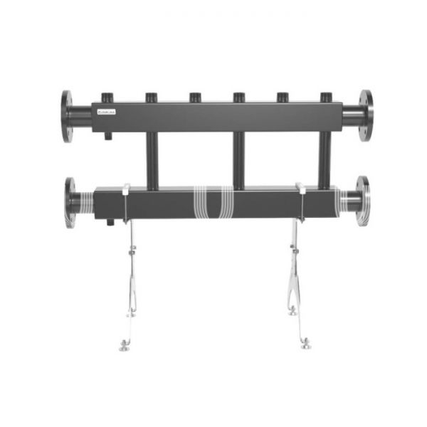 Модульный распределительный коллектор Gidruss (Гидрусс) MK-400-3x32 DN65, фланец, до 400 кВт, конструкционная сталь