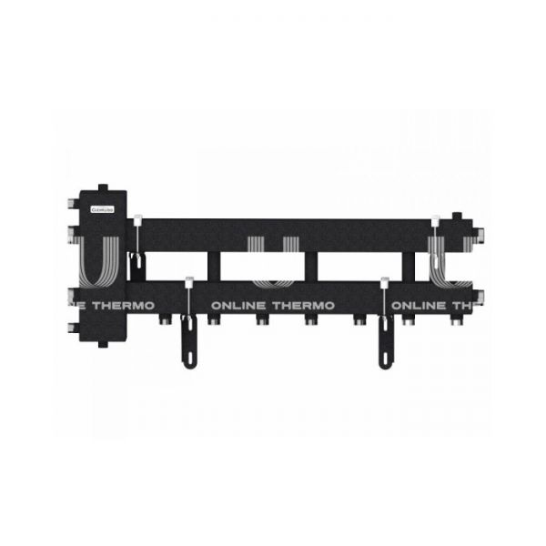 Балансировочный коллектор Gidruss (Гидрусс) BM-150-4D, до 150 кВт, конструкционная сталь