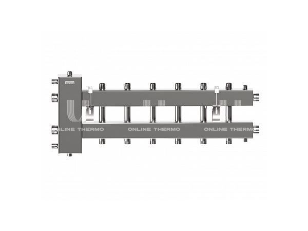 Балансировочный коллектор Gidruss (Гидрусс) BMSS-150-7DU, до 150 кВт, нержавеющая сталь