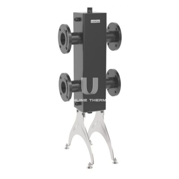 Гидравлический разделитель (гидрострелка) Gidruss (Гидрусc) GR-400-65 DN-65, фланец, до 400 кВт, конструкционная сталь