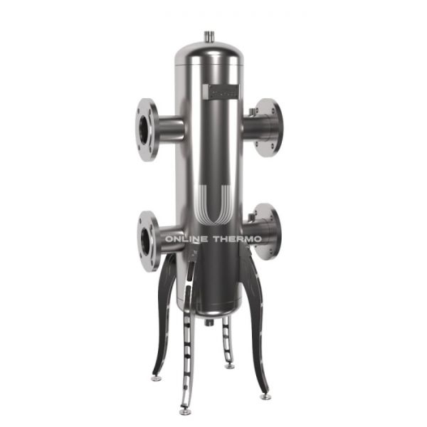 Гидравлический разделитель (гидрострелка) Gidruss (Гидрусc) GRSS-600-80 DN-80, фланец, до 600 кВт, нержавеющая сталь