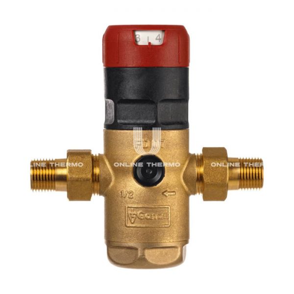 Редуктор давления (клапан понижения давления) Goetze DR07-1/2H GTZARM002, для горячей воды, латунь