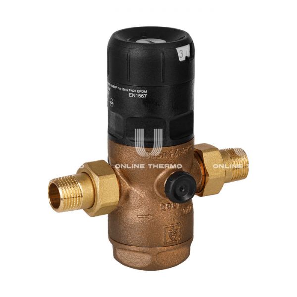 Редуктор давления (клапан понижения давления) Goetze G06F-1/2H GTZARM012, для горячей воды, красная бронза