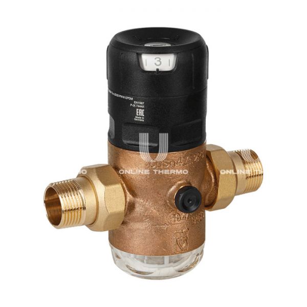 Редуктор давления (клапан понижения давления) Goetze G06F-1C GTZARM015, для холодной воды, красная бронза