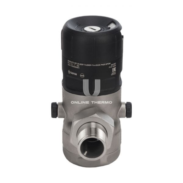 Редуктор давления (клапан понижения давления) Goetze G06Fi-1H GTZARM028, для горячей воды, нержавеющая сталь