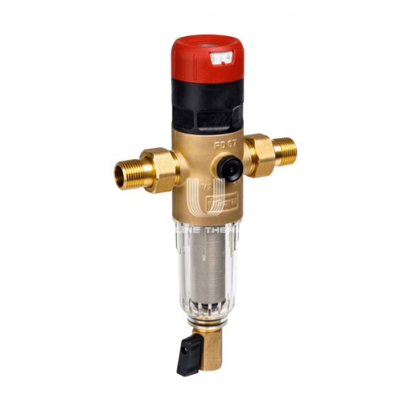 Комбинированный промывной фильтр Goetze FD07-3/4C (SP) GTZFIN007, для холодной воды, с редуктором давления, с сетчатым фильтром