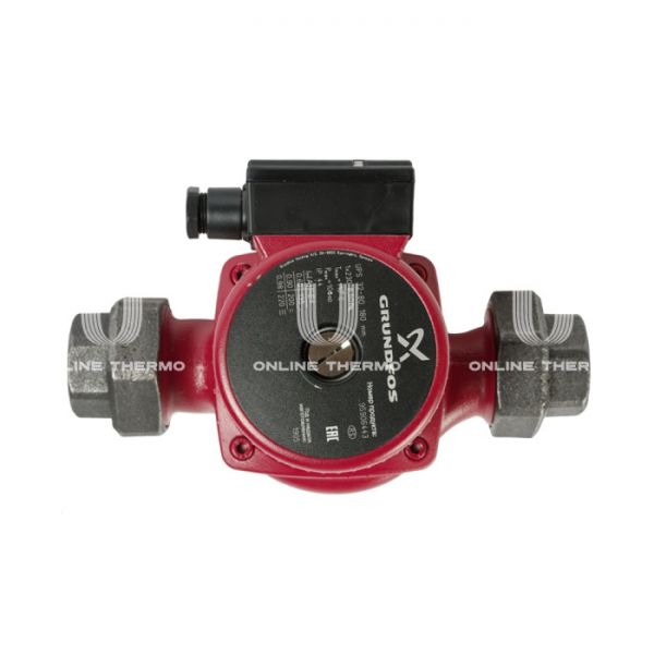 Насос циркуляционный Grundfos UPS 32-80 95906443, с гайками, база 180 мм