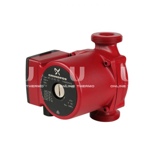 Насос циркуляционный Grundfos UPS 25-60 96281476, база 130 мм