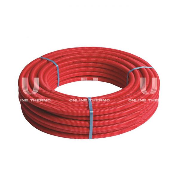 Труба металлопластиковая Henco RIXc PE-Xc 100-R20MR, 20х2.0, бухта 100 м, в красной гофре