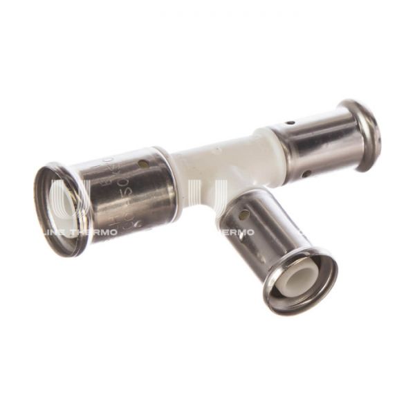 Тройник переходной Henco 11PKW-262616, 26х26х16, белый, пресс-фитинг