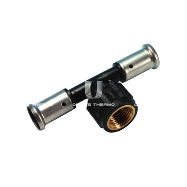 Тройник с внутренней резьбой Henco 13PK-320532, 32х3/4"х32, пресс-фитинг