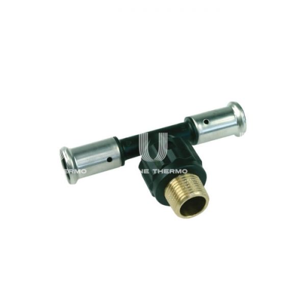 Тройник с наружной резьбой Henco 14PK-260626, 26х1"х26, пресс-фитинг