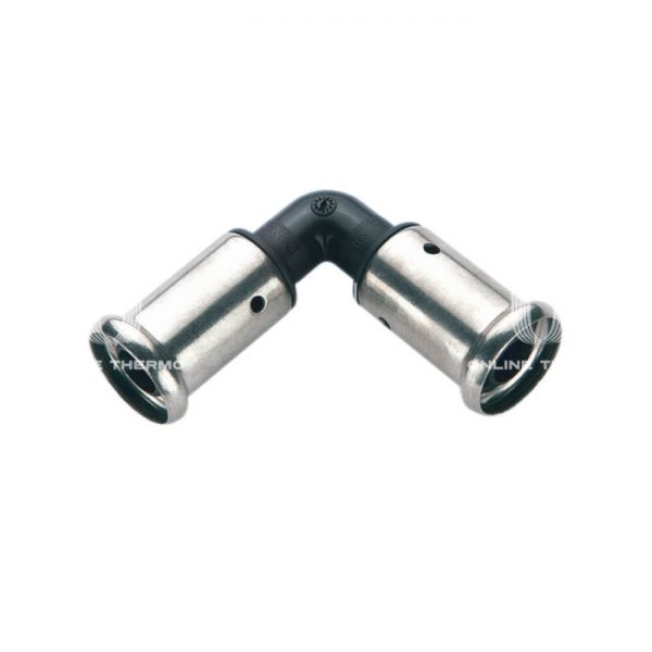 Угольник (угол) 90° равносторонний Henco 1PK-2626, 26х26, пресс-фитинг