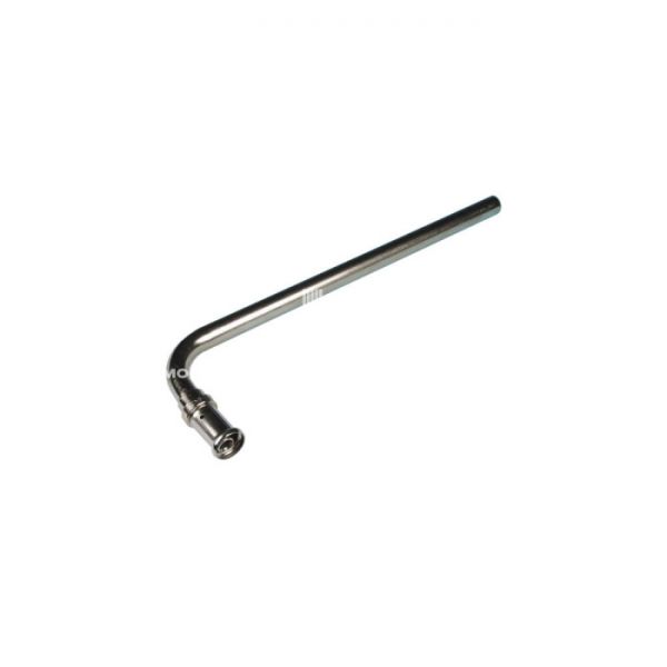 Трубка для подключения радиатора Henco 24P-1604, Г-образная, 15/300, 16x15, латунь, пресс-фитинг