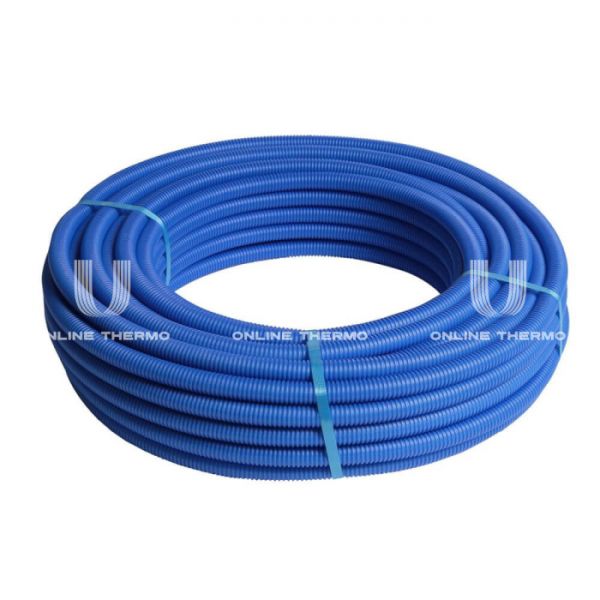 Труба металлопластиковая Henco RIXc PE-Xc 50-R26MB, 26х3.0, бухта 50 м, в синей гофре