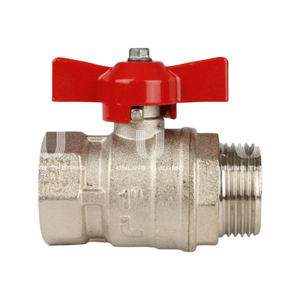 Кран шаровый Itap Ideal 0930012 1/2" НР-ВР, 093, полнопроходной, ручка-бабочка