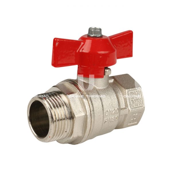 Кран шаровый Itap Ideal 0930114 1 1/4" НР-ВР, 093, полнопроходной, ручка-бабочка